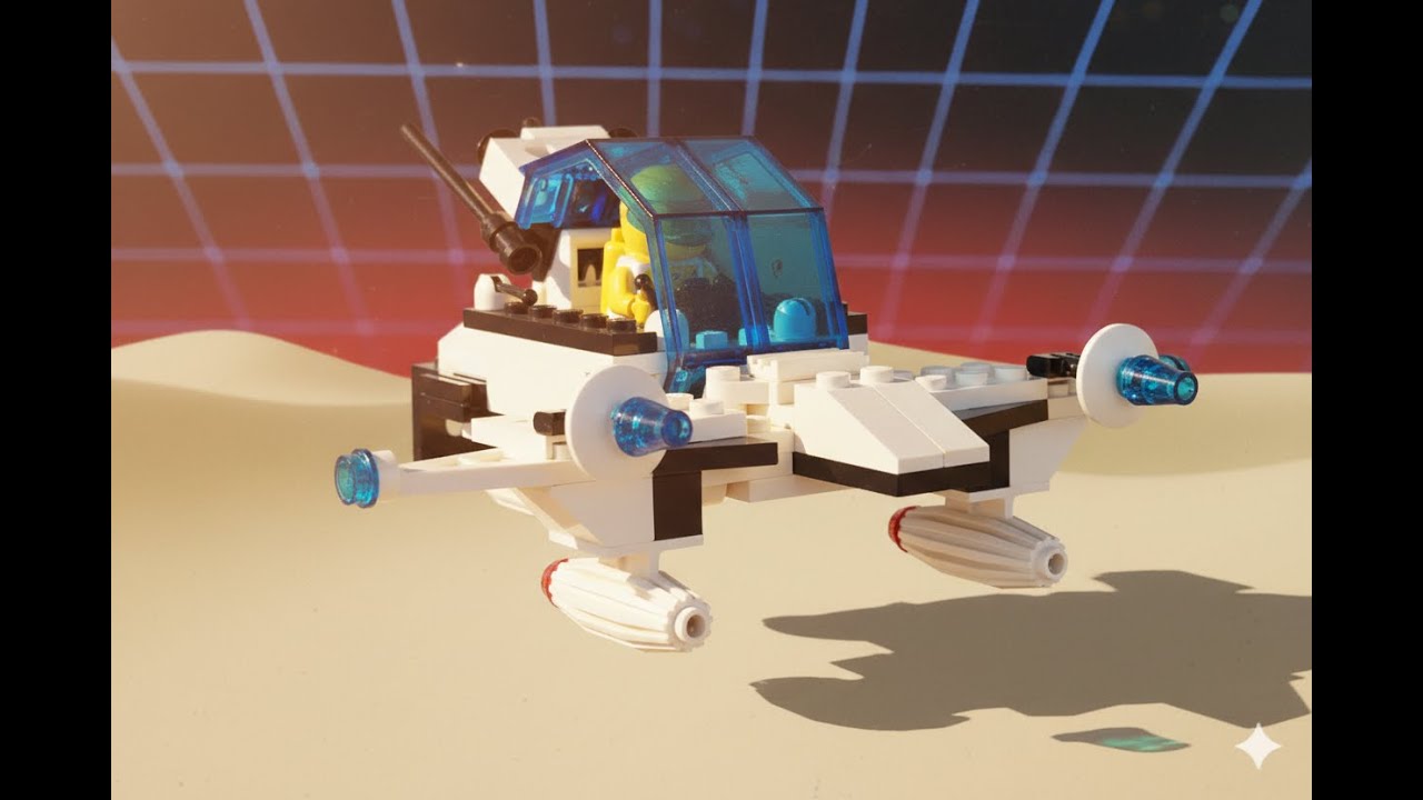 Lego Futuron Starhopper CR1 build instructions