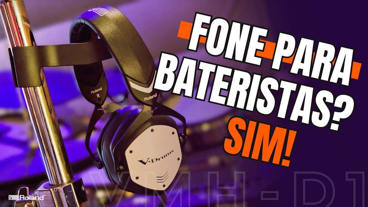 VMH-D1 V-Drums | Fones de Ouvido para Baterias Eletrônicas Roland!