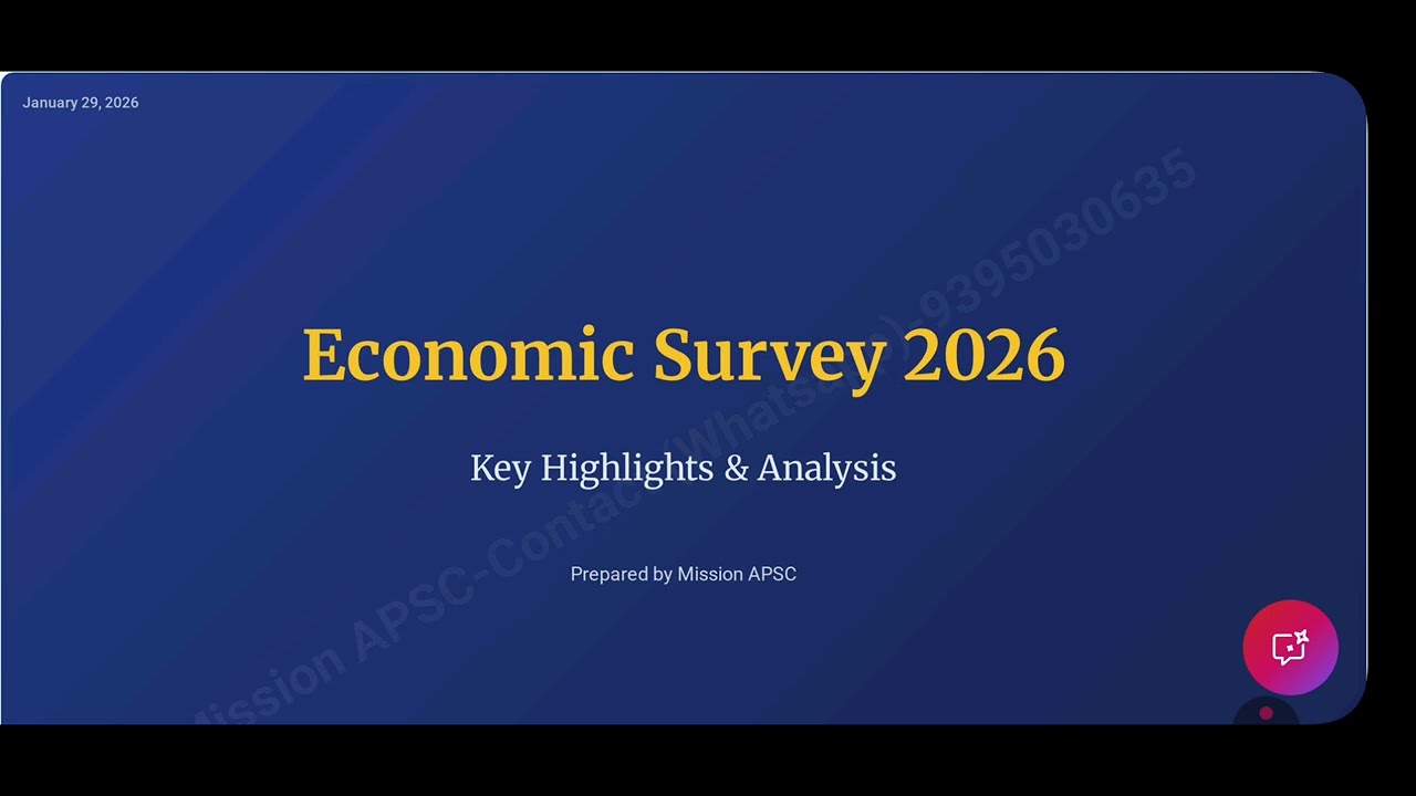 Economic Survey [Union] 2025-26
