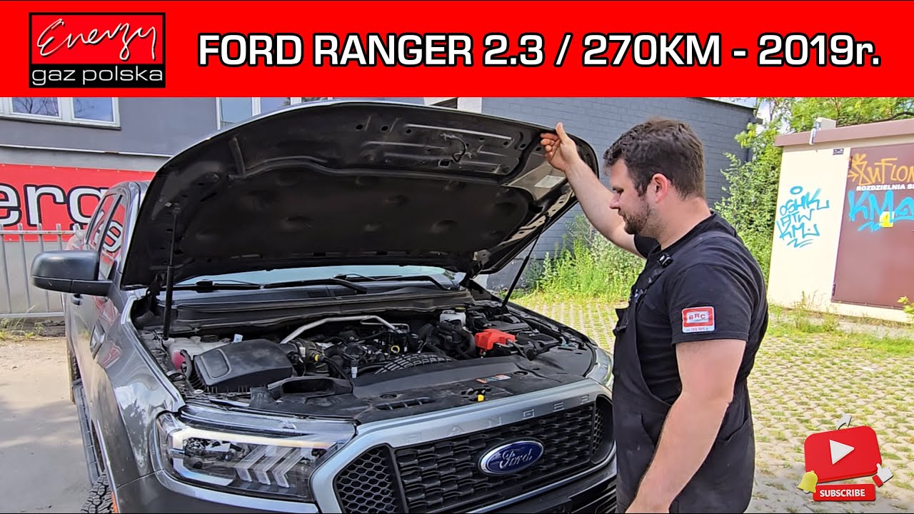 MONTAŻ LPG FORD RANGER 2.3 270KM 2019R NA GAZ KME W ENERGY GAZ POLSKA