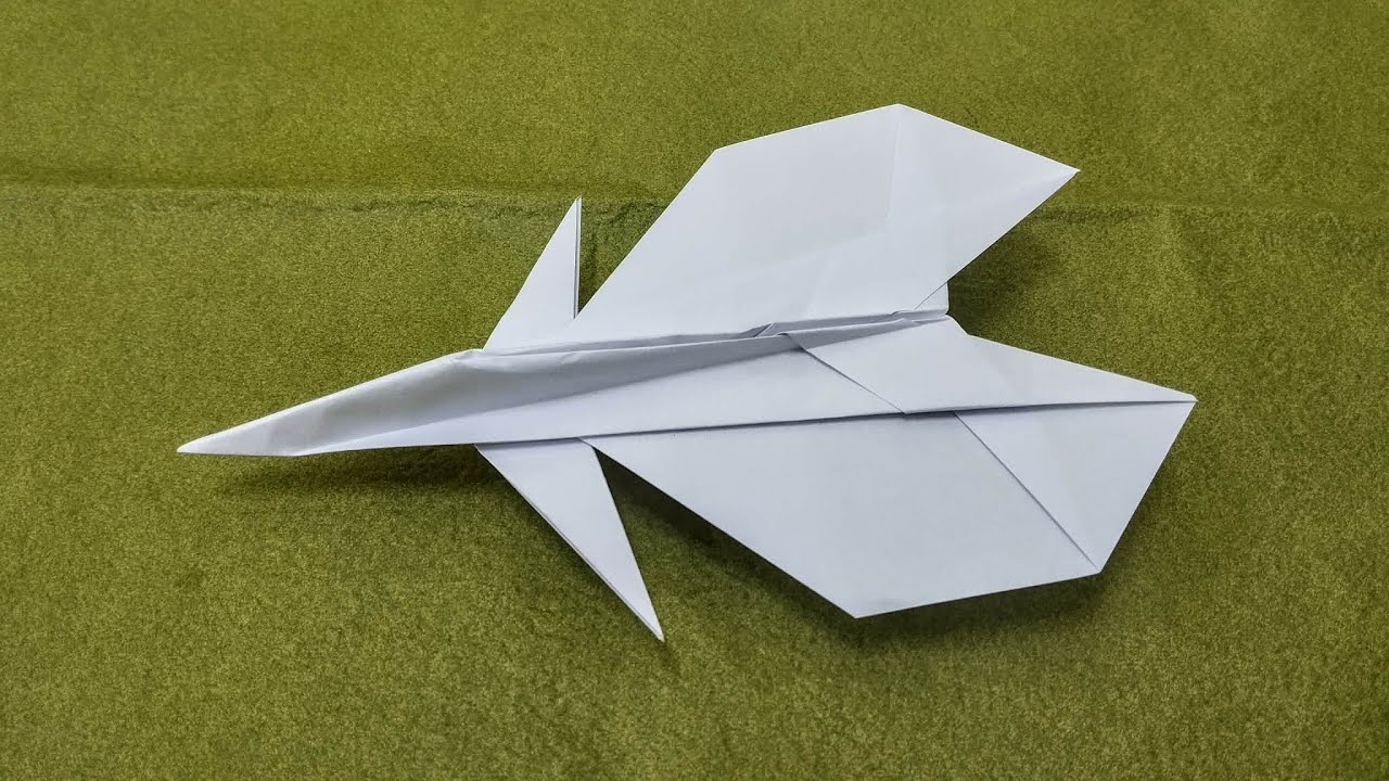 Оригами-истребитель шаг за шагом - Как сложить истребитель