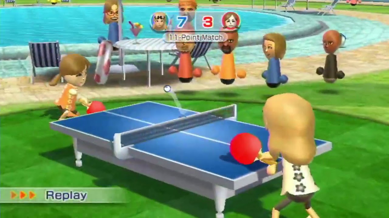 How to beat Lucia in Wii Sports Resort table tennis