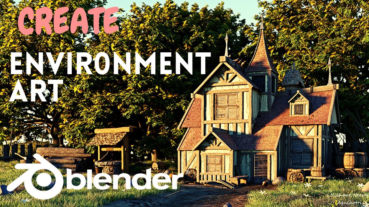 Environment Art in 12 Minutes in Blender