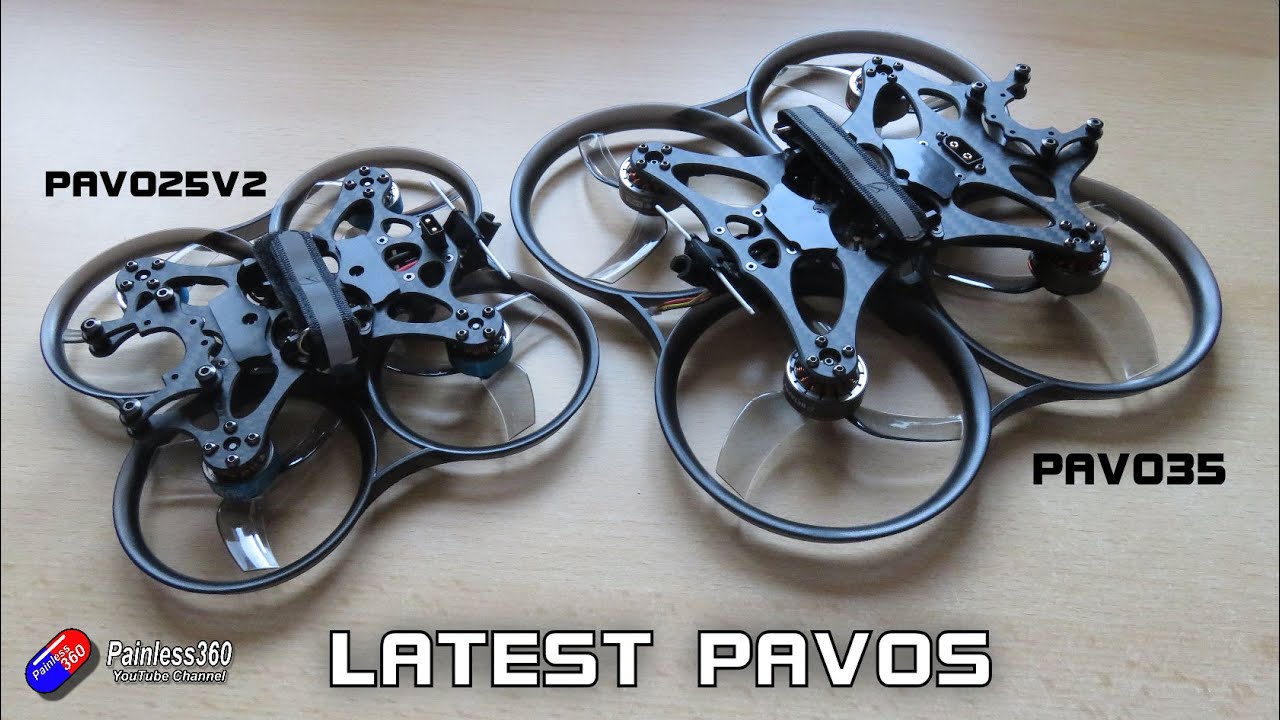BetaFPV PAVO25v2 and PAVO35 Frame Comparison