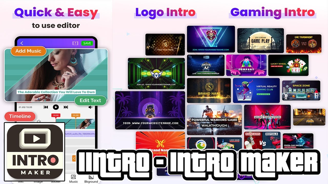 1Intro Intro Maker 🔥Free Download🔥Tutorial On Android Easy Guide