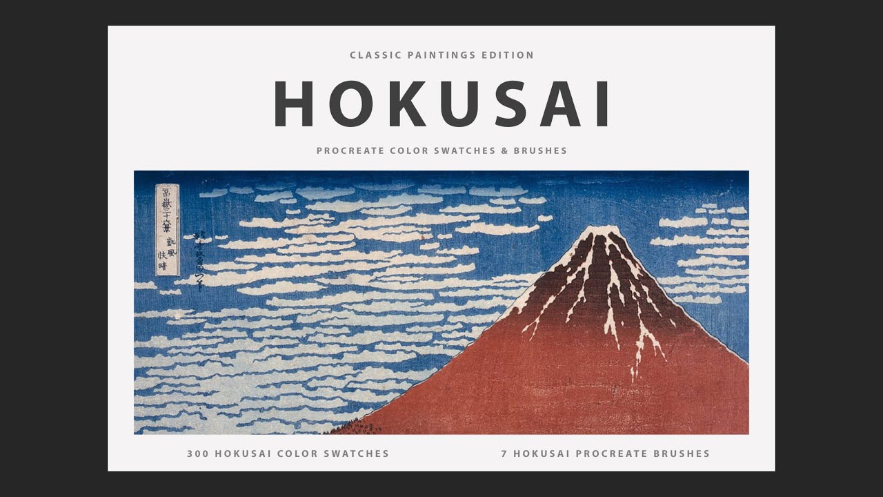 Testing Hokusai Procreate Brushes by Digi Life