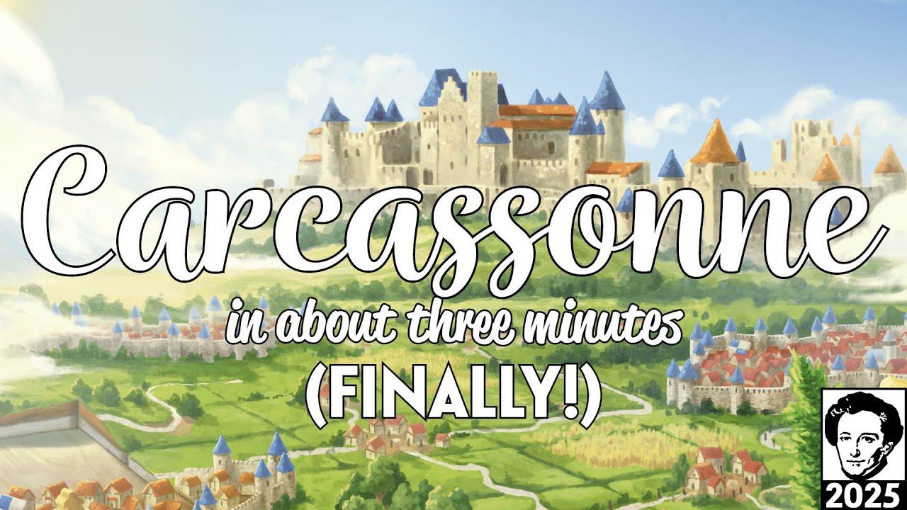 Carcassonne in about 3 minutes