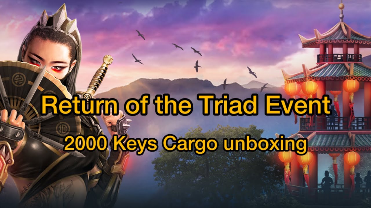 2000 Keys Triad Cargo Unboxing (Dawn of Zombies Return of the Triad event 2026)