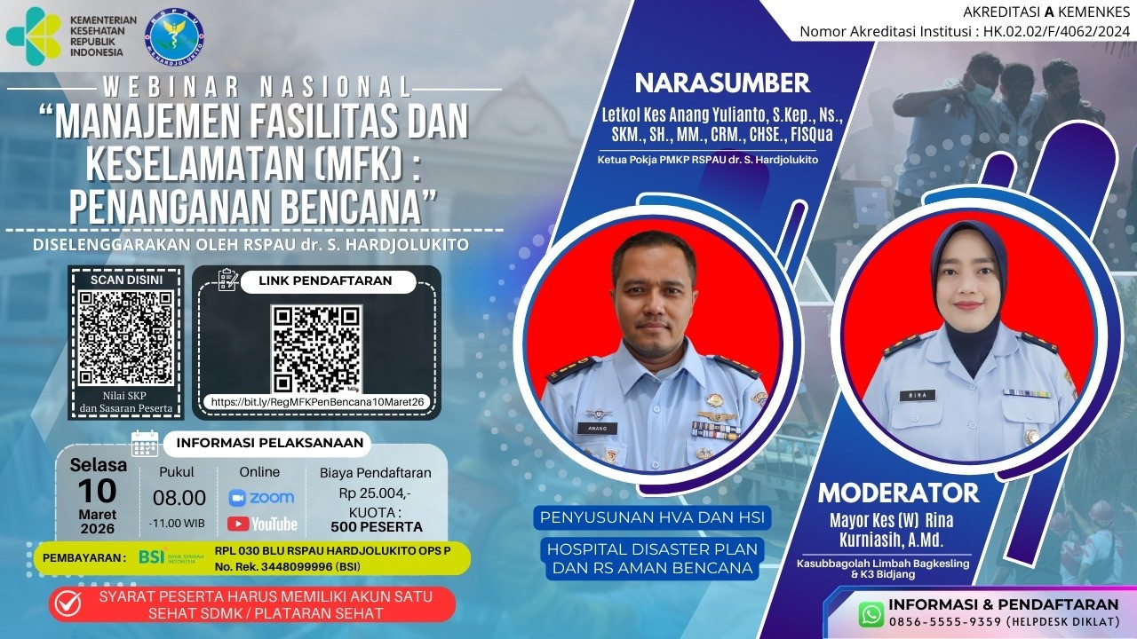 Webinar Nasional MFK Penanganan Bencana