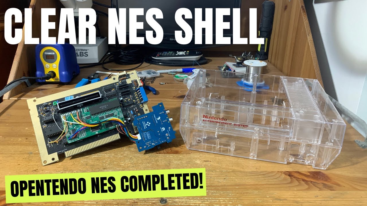 Crystal Clear NES: Завершаю свой проект Opentendo с прозрачной оболочкой NES!