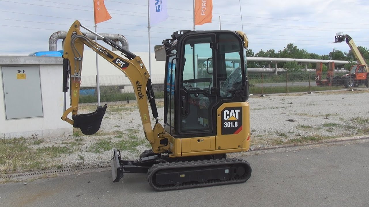 Cat Caterpillar 301.8 Mini Excavator (2021) Exterior and Interior