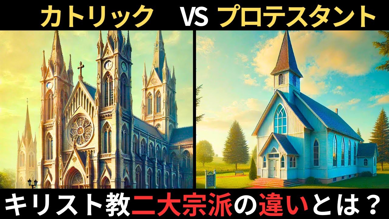 カトリックとプロテスタントの違いとは？教皇の権威、司祭と牧師、ミサとは何なのか？それぞれの主な分布地域も解説！