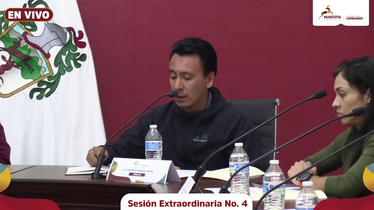 Sesión Extraordinaria número 4 del H. Ayuntamiento de Mascota, Jalisco,