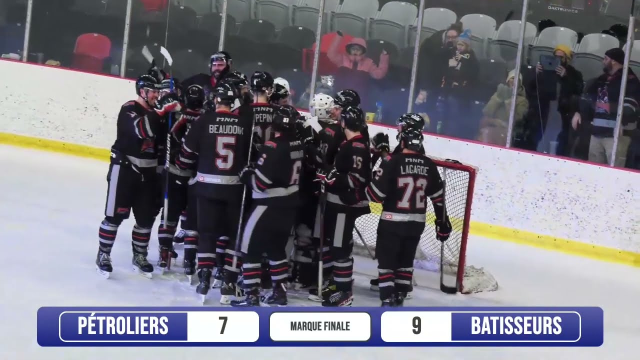 B&acirc;tisseurs vs P&eacute;troliers du Nord (Complexe JC Perreault) - 21/02/23