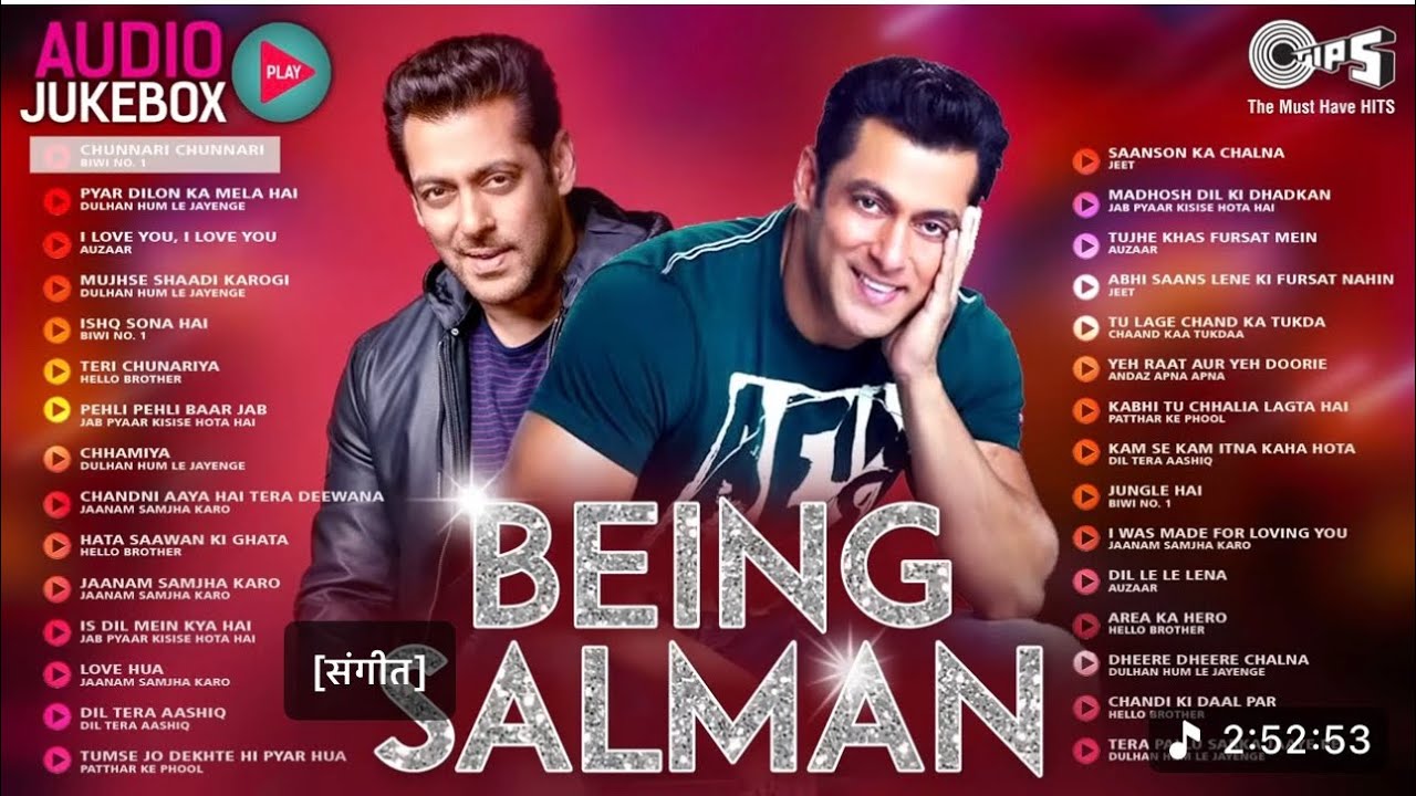 Being Salman Audio Jukebox _ Bollywood MoviesSongs _ Full Songs Non Stop_Full-HD