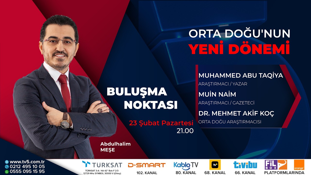 🔴 #CANLI | Gazze dosyası: Askeri gerilim ve insani tablo - Buluşma Noktası - Abdulhalim Meşe