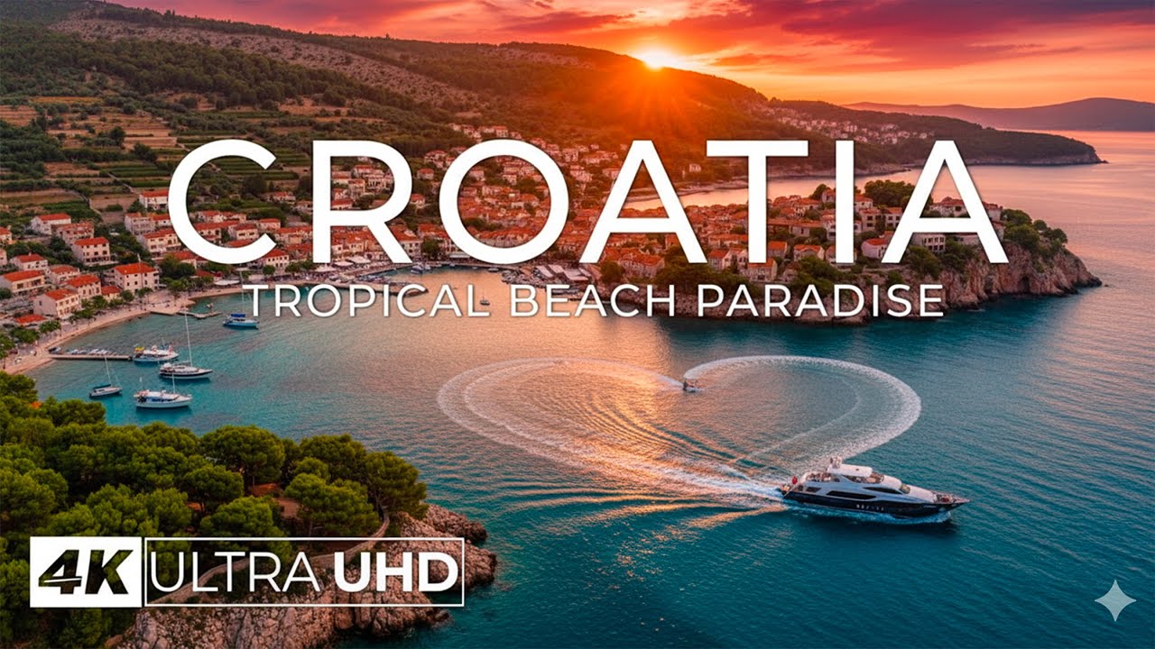 [4K] Amazing Croatia 2025 🇭🇷 Discover Plitvice Lakes & Dramatic Landscapes Aerial Views
