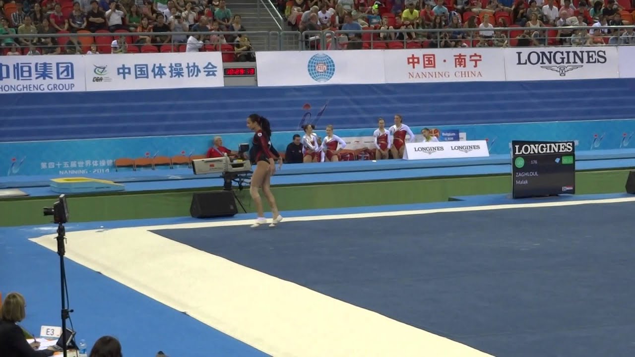 Malak Hazem EGY - Floor - 2014 World Gymnastics Championships