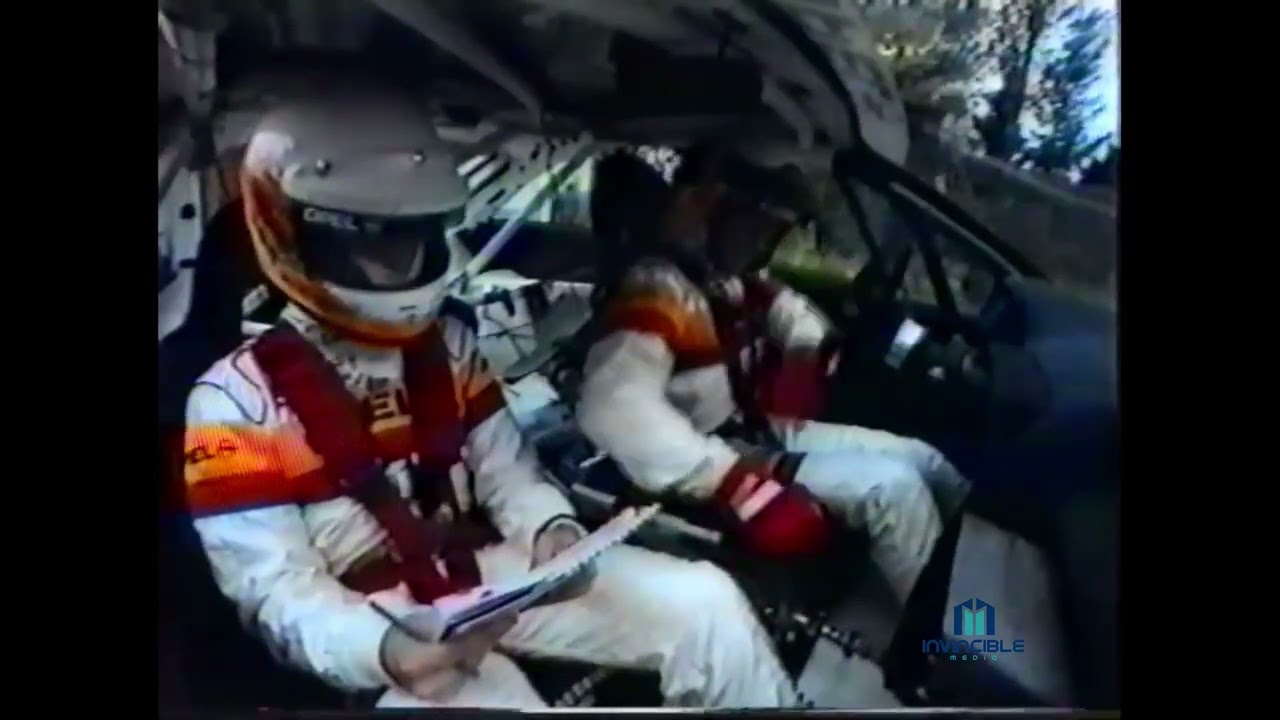 Rally Retro Report Onboard:  Bruno Thiry. - Opel Calibra 16V.   Seizoen 1992