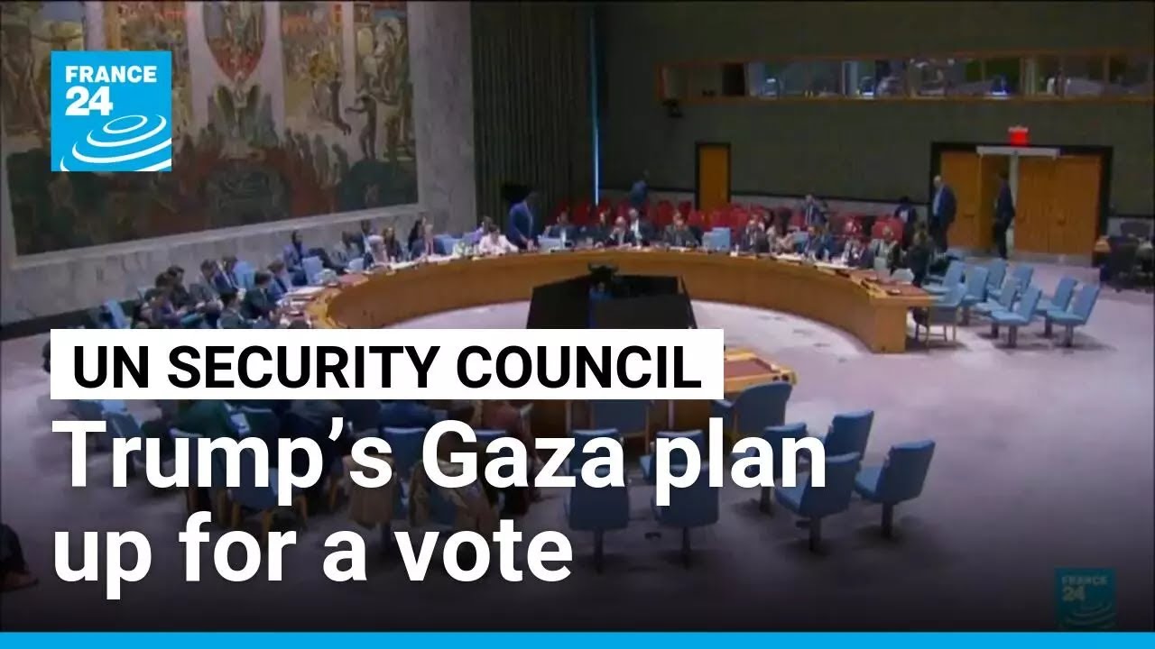 Donald Trump's Gaza plan arrives at the UN Security Council &bull; FRANCE 24 English