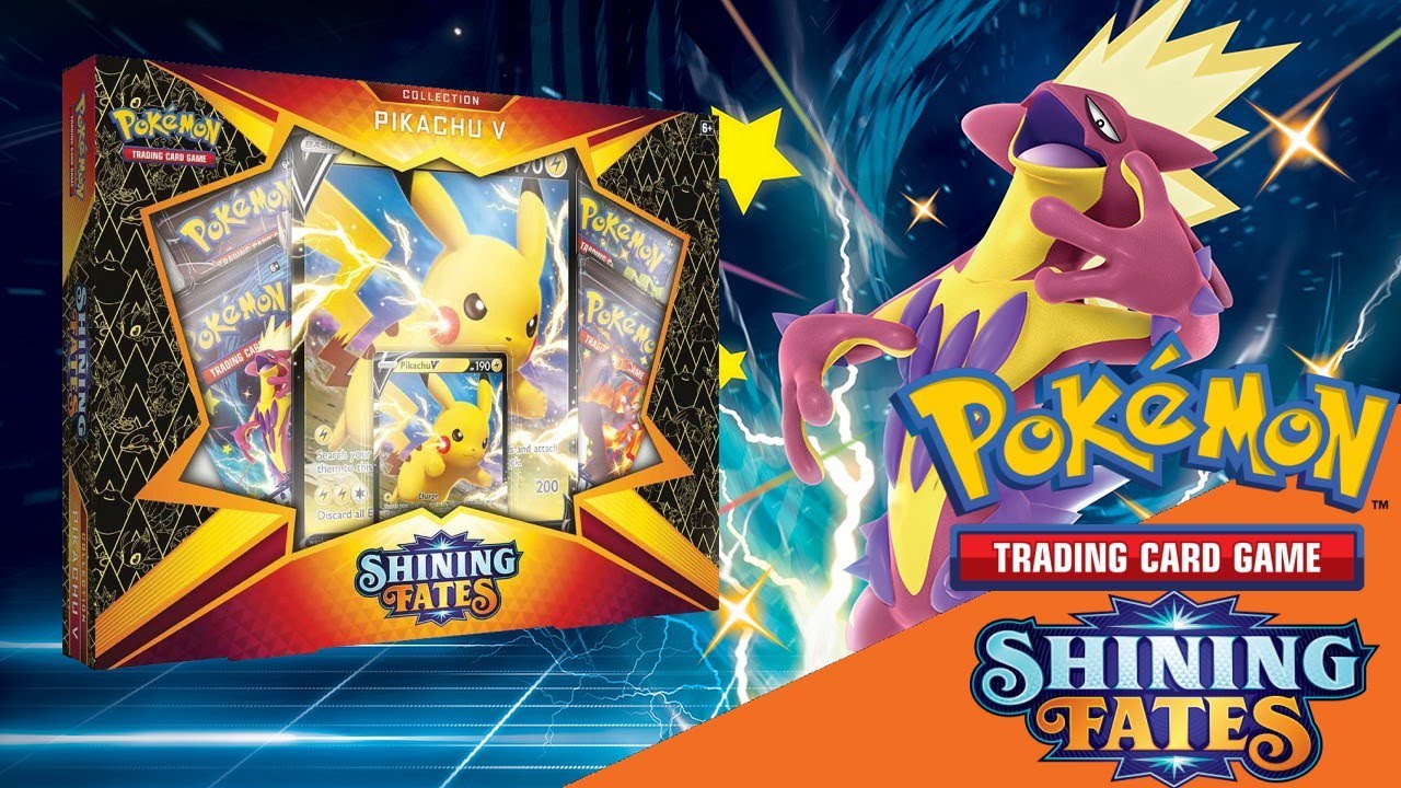 Pokémon TCG: Shining Fates Pikachu V Collection opening