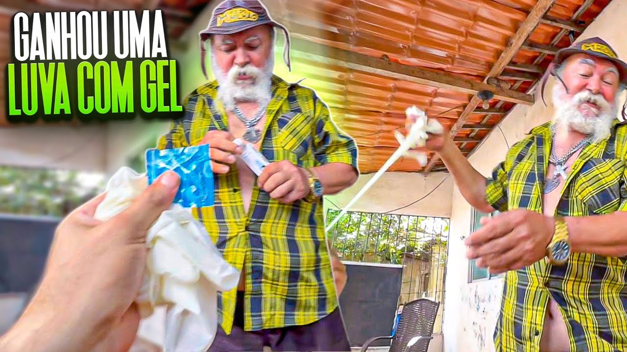 MANETIKIN GANHOU UMA LUVA E UM GEL PRA RASPAR O VOVÔ | RECEBIDOS DO LUIZ DO SOM 
