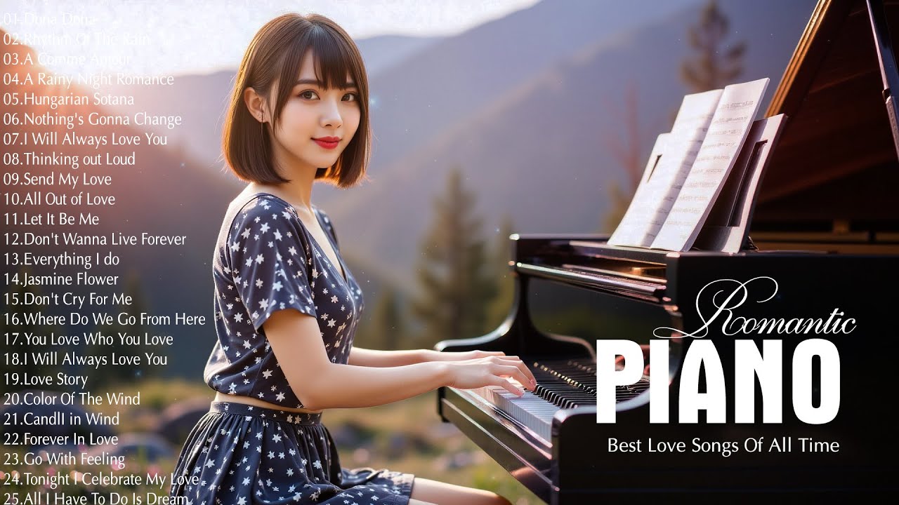200 Most Beautiful Piano Love Songs 80s 90s - Best Relaxing Instrumental Love Songs Collection