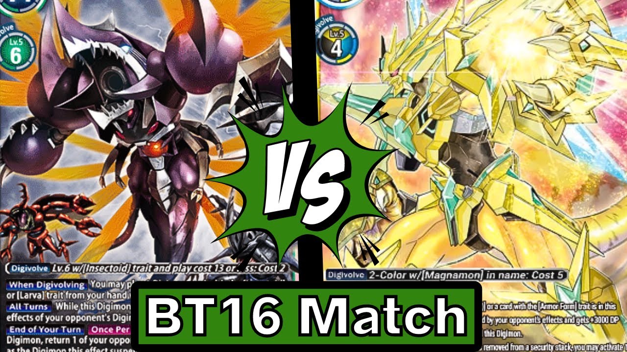 SWIFT BATTLE!! TyrantKabuterimon Vs Magnamon X