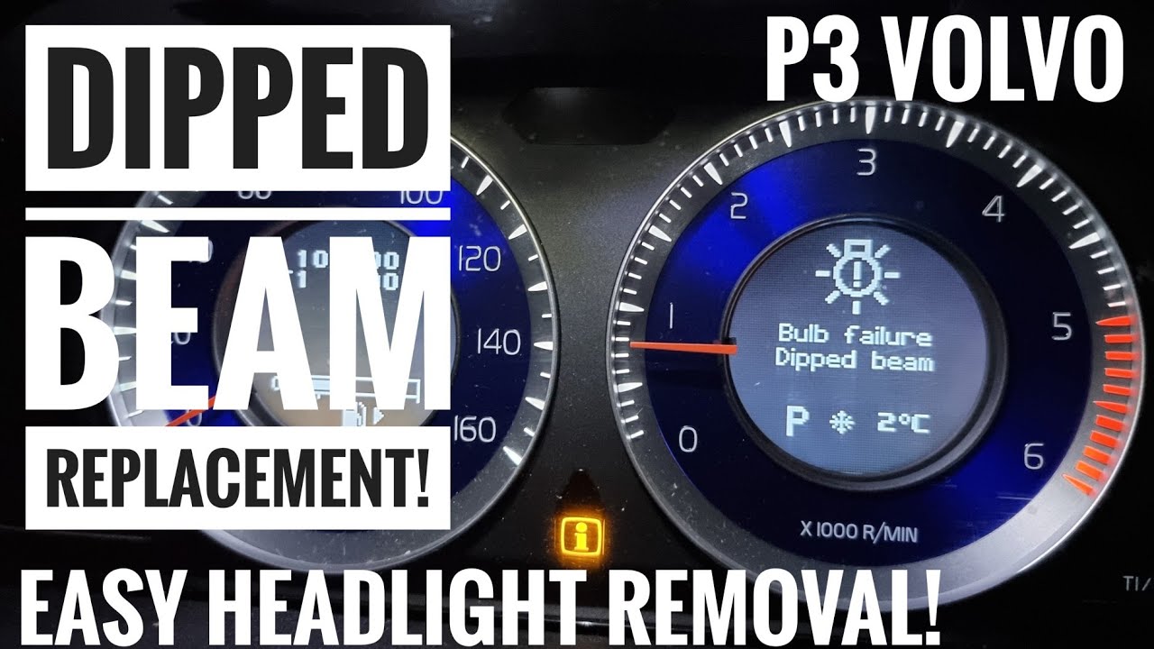 P3 Volvo| Headlight Removal & Dipped Beam Bulb Replacement