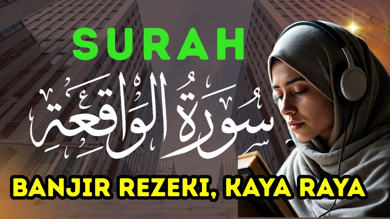 Al Waqiah 7x Full Setiap Hari | Ikhtiar Rezeki, Usaha Lancar, Hati Tenang