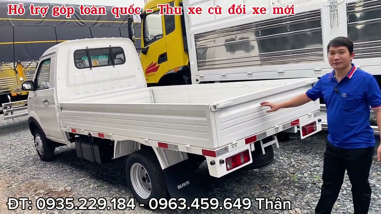 Giá xe tải SRM S1 thùng lửng 1.5 tấn 2026 | Xe tải SRM 1.5 tấn thùng lửng 3m050 | xe SRM S1 1t5 lửng
