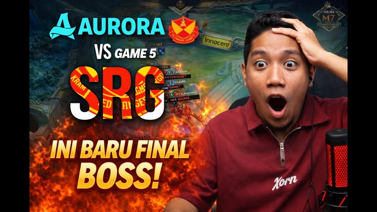 SRG VS AURORA TURKEY - GAME 5 | KNOCKOUT STAGE M7 WORLD CHAMPIONSHIP