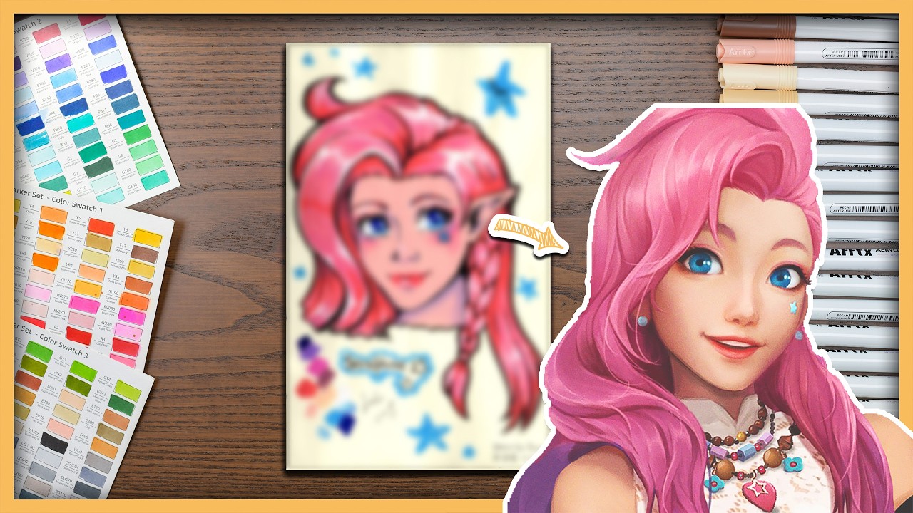How Different Coloring Application Can Change The Same Character | Fan Art 🌸