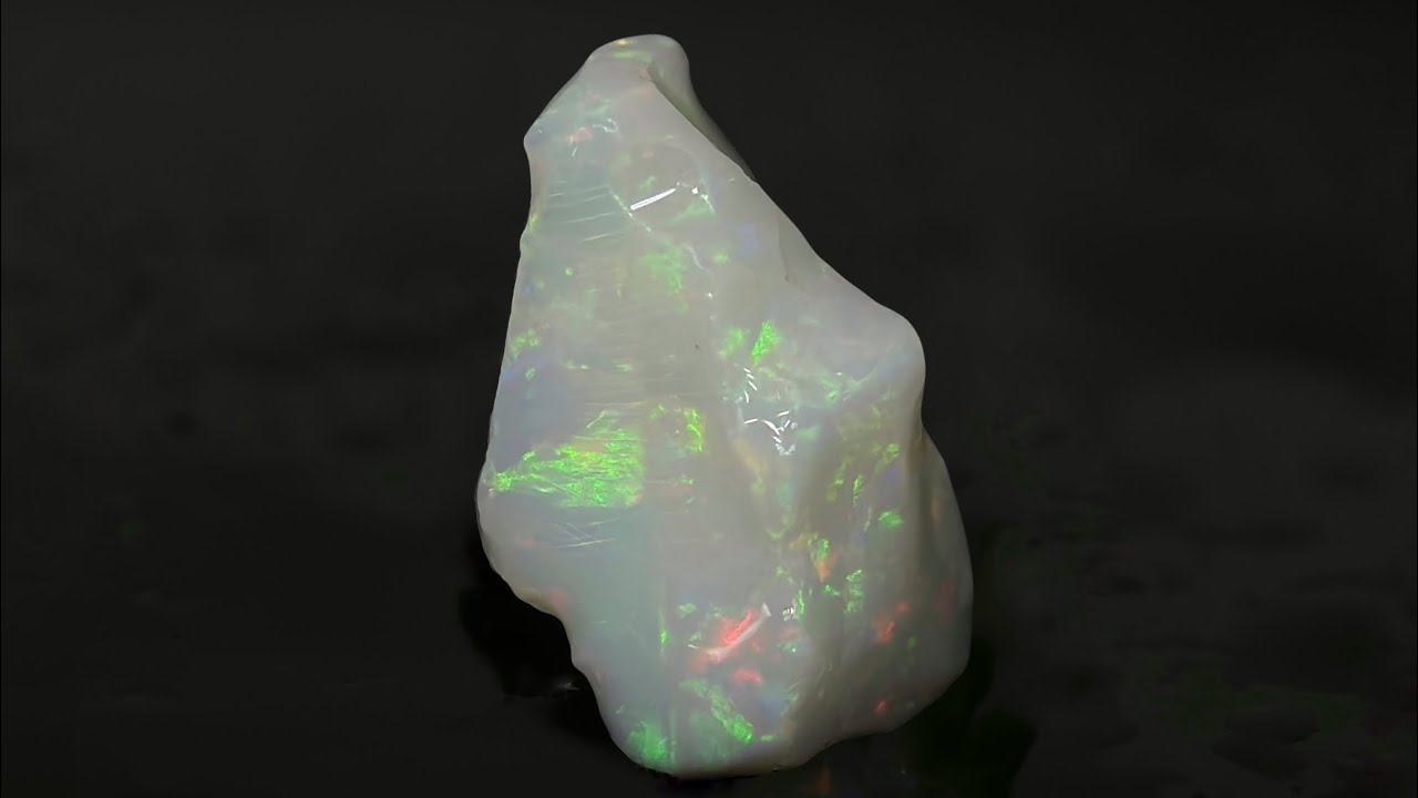 Rough Australian Coober Pedy Cotton Fluff Opal Stone