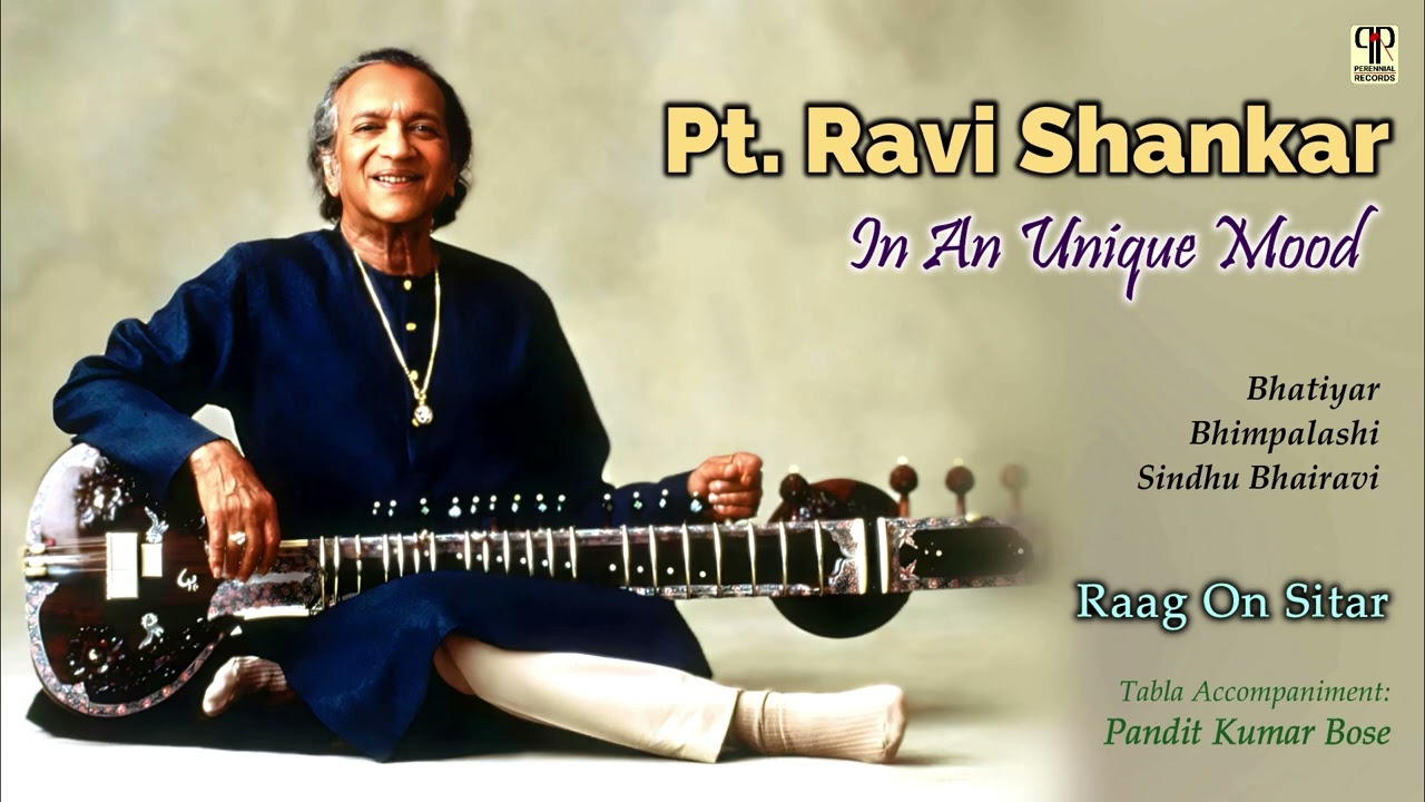Pandit Ravi Shankar In A Unique Mood | Bhatiyar, Bhimpalashi & Sindhu Bhairavi | Raag On Sitar