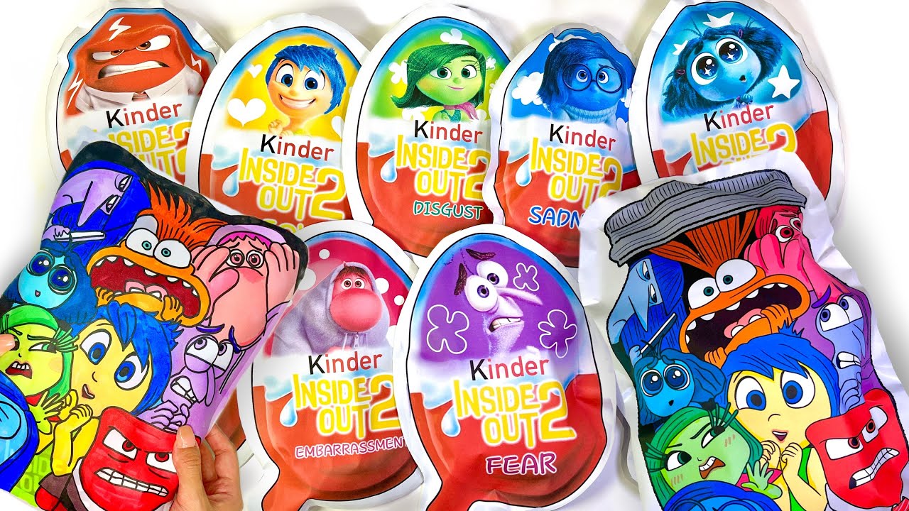 ☁️Paperdiy ASMR☁️  INSIDE OUT 2 Blindbag Unboxing Compilation, Craft Ideas