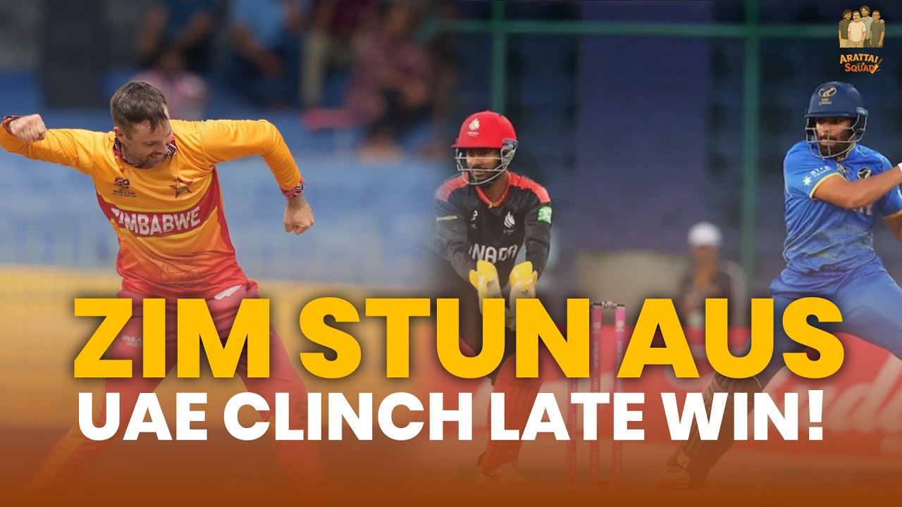 T20 World Cup Day 7  🔥 AUS vs ZIM Review + CAN vs UAE Review | Big Moments, Debates & Analysis