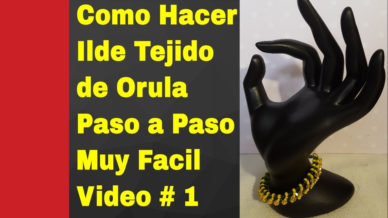 Como Hacer Ilde de Orula Tejido Paso a Paso Muy Facil Video # 1