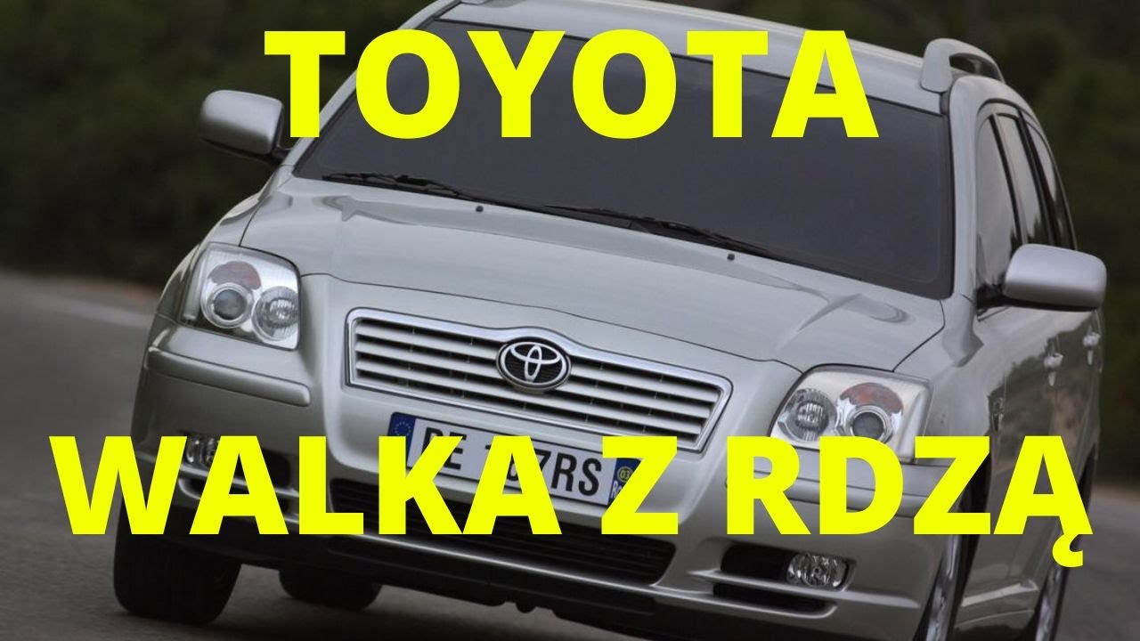 TOYOTA AVENSIS T25 ...WIELKA RDZA , KONSERWACJA ;)