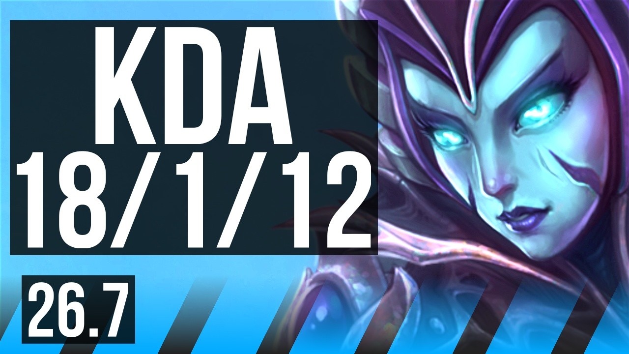 CASSIOPEIA vs LUX (MID) | Good KDA: 18/1/12, 42K damage | EUNE Grandmaster | 26.7