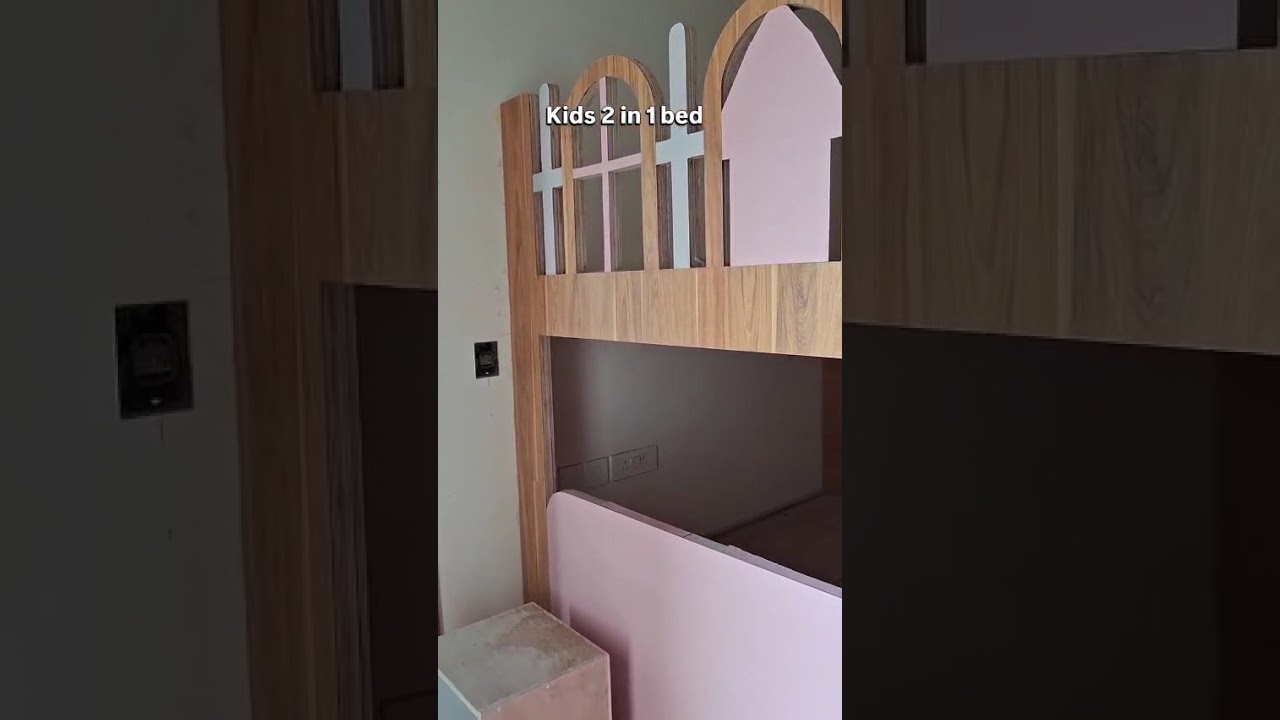 “Ek bed… do kaam 😍 | Kids 2-in-1 bed” 