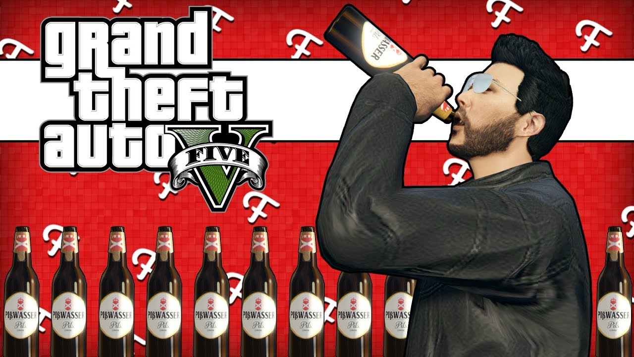 GTA 5: Противник трезвости, рэп-фристайл Tedzaster, троллинг Ryze, гонка пьяных! (Comedy Gaming)