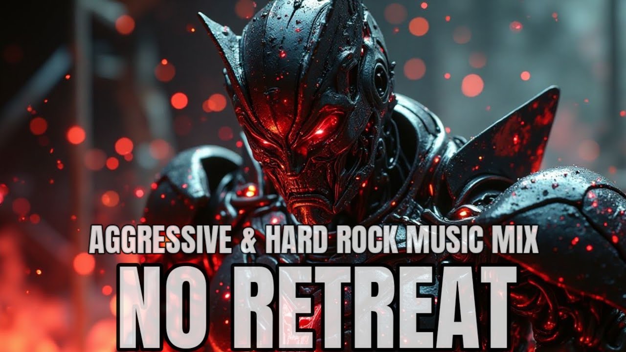 NO RETREAT - AGGRESSIVE MUSIC MIX 💀 Hard Rock Music Mix 💀 Rock Gym Workout Music Mix