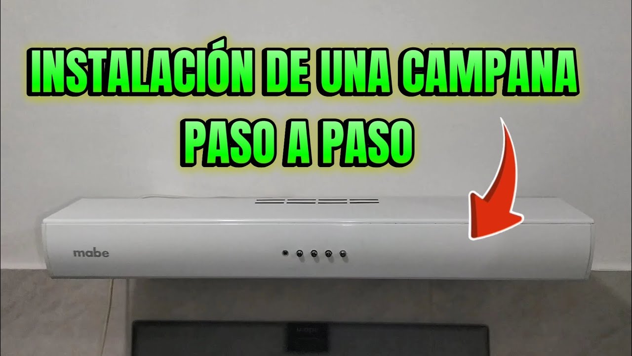 Instalacion de una campana de cocina en 7 sencillos pasos    