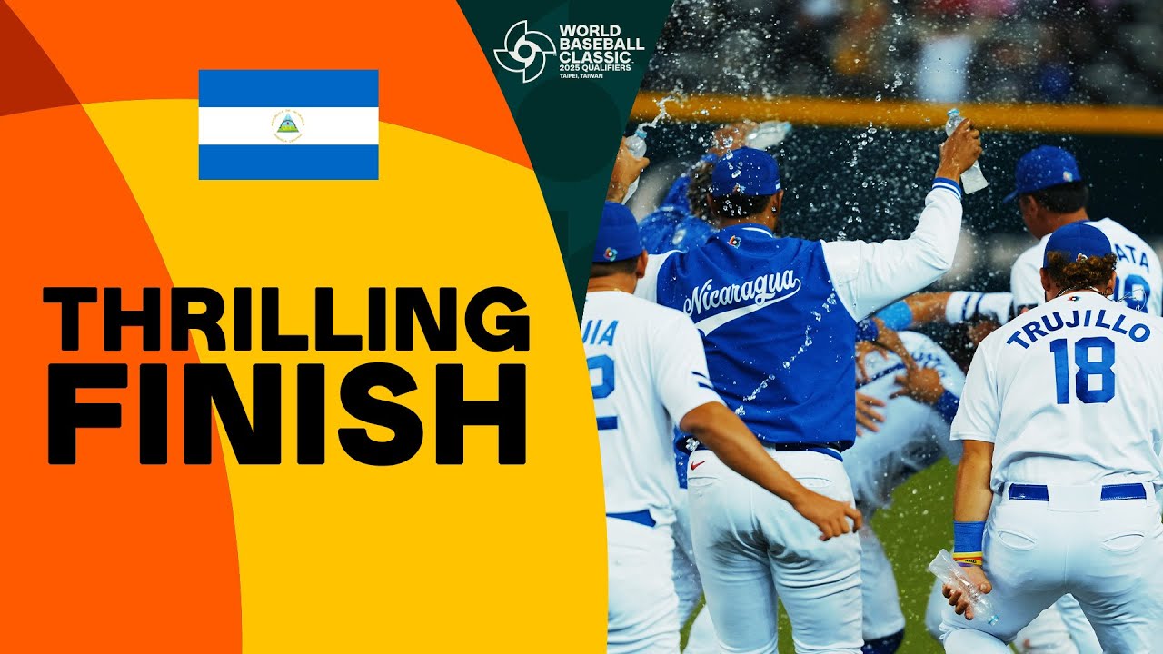 FULL INNING: An EPIC CELEBRATION after Team Nicaragua walks it off for the second straight game! ⚡️