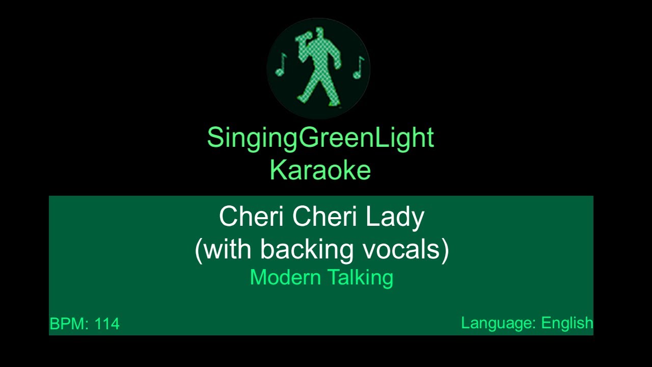 Karaoke | Modern Talking - Cheri Cheri Lady (with backing vocals) | SGL 50
