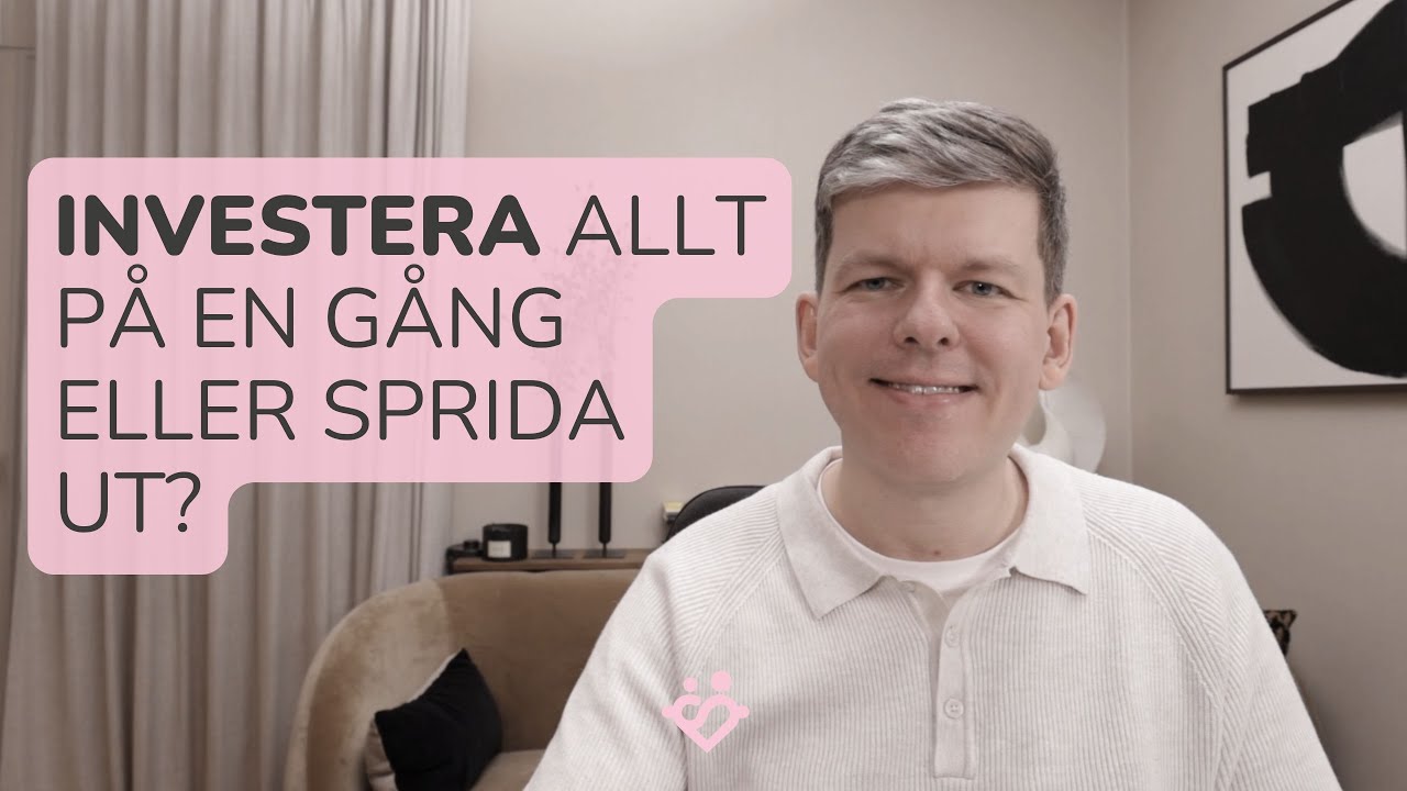 K55. 3 tips för att välja fonder | investera allt på en gång eller sprida ut?