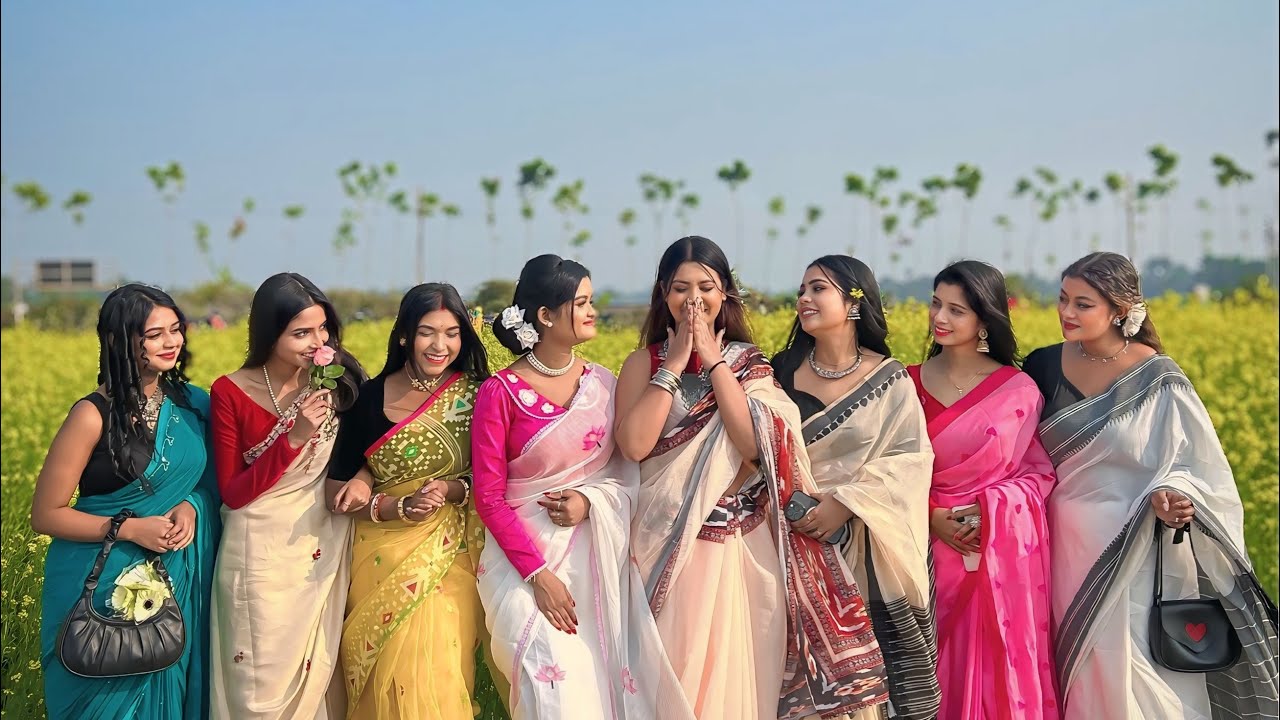সরস্বতী পুজোয় পুরো গুষ্টি নিয়ে করলাম সেই লেভেলের ডান্স 🤩🤪‼️