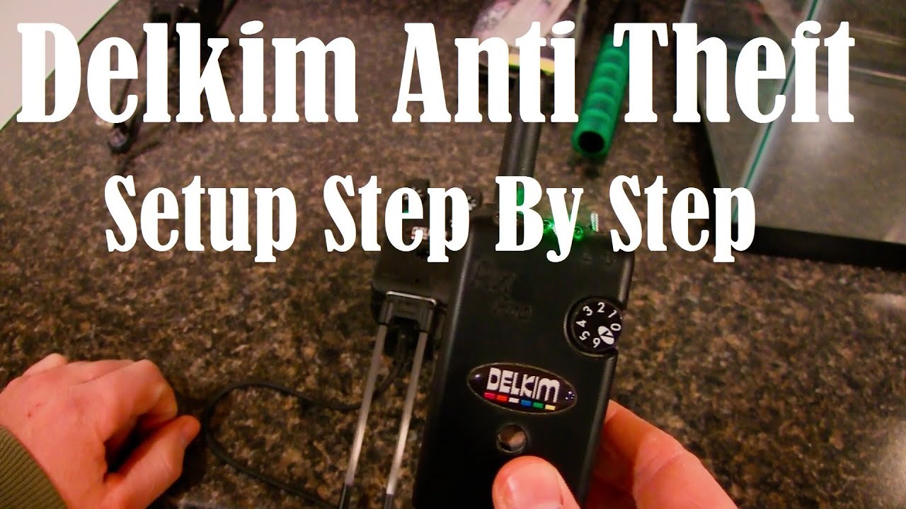How to program Delkim Receiver Antitheft / Anti Theft settings for use in carp fishing bite alarms