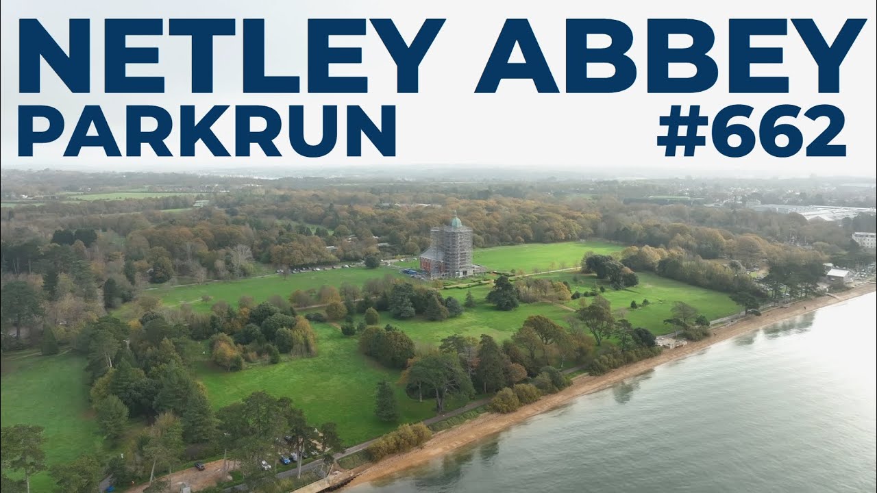 Netley Abbey parkrun #662 [4K Aerial]